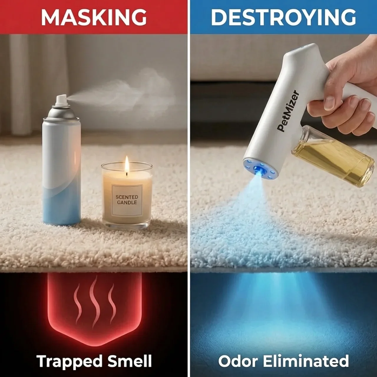 NovaPaw destroying pet odor